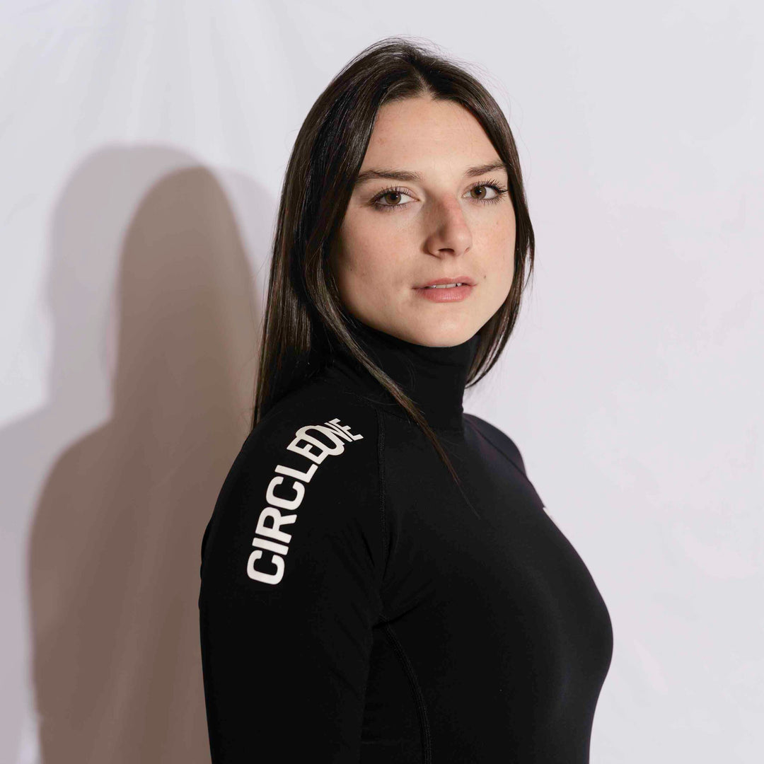 Womens SHORT Sleeve Thermal Rash Vest - KONA Polypro | Circle One