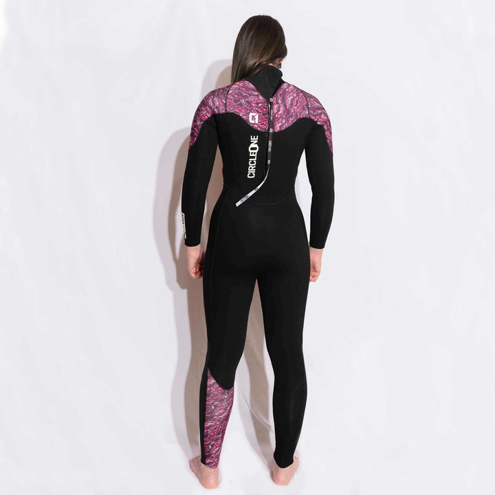 Womens 5/4mm Winter Wetsuit KONA GBS Back Zip | Circle One