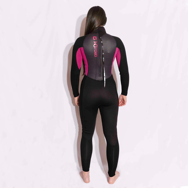 Womens 5/4mm Winter Wetsuit FAZE GBS Back Zip | Circle One