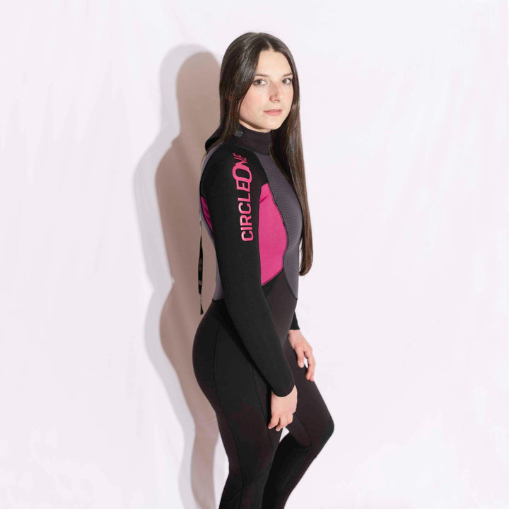 Womens 5/4mm Winter Wetsuit FAZE GBS Back Zip | Circle One