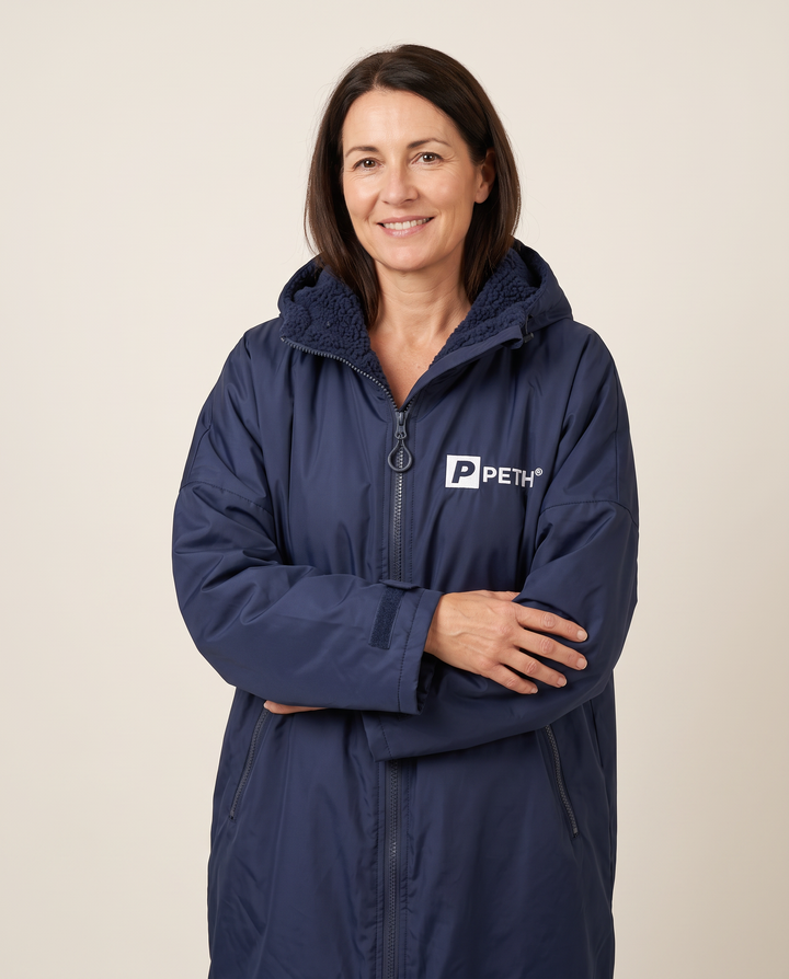 Waterproof Changing Robe | Navy