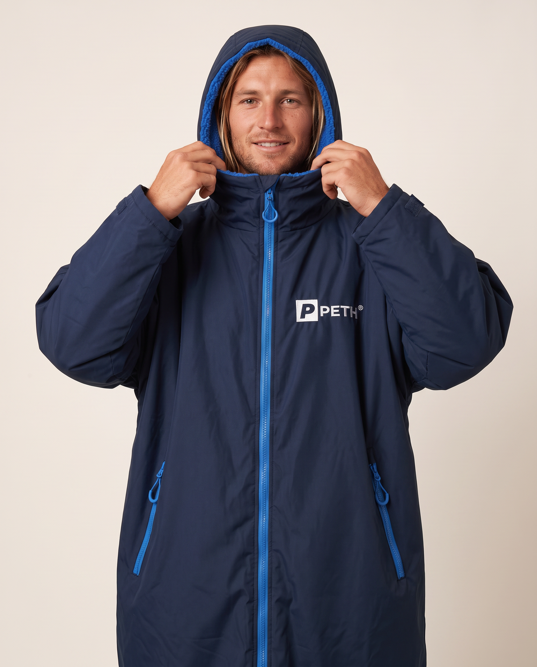 Waterproof Changing Robe | Navy/Blue