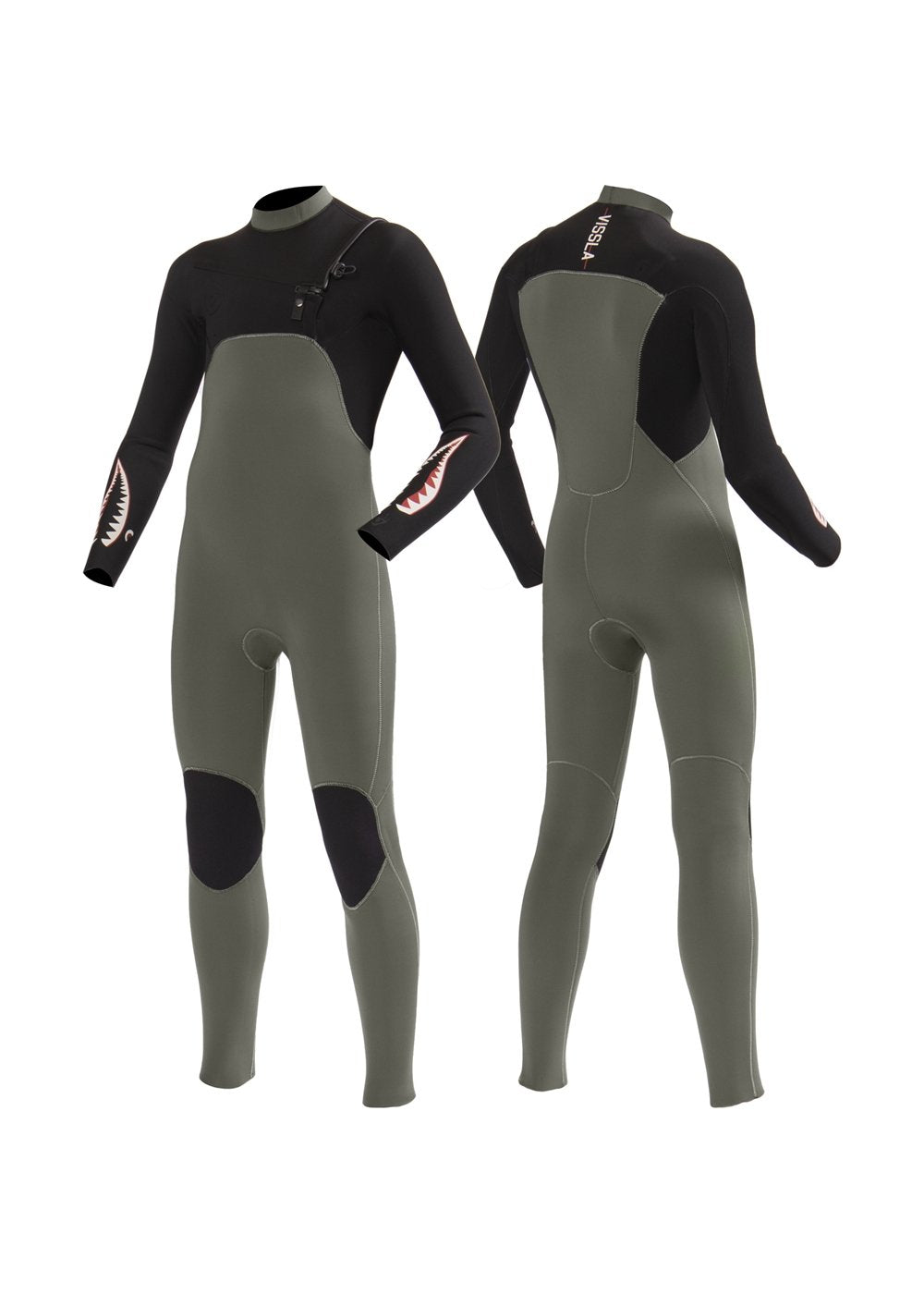 7 Seas boys 3-2 Chest Zip Wetsuit | Vissla