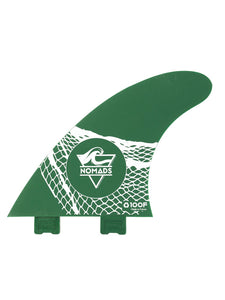 Nomads 100% recycled Soft Mesh Fins Double Tab Thruster - Medium