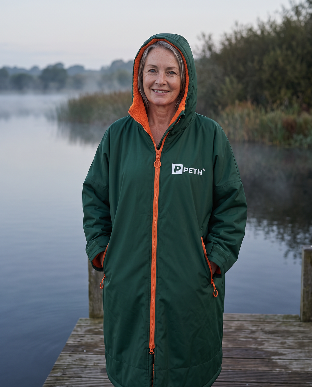 Waterproof Changing Robe | Forest Green
