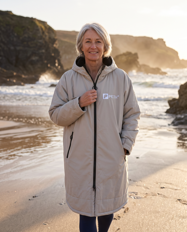 Waterproof Changing Robe | Stone