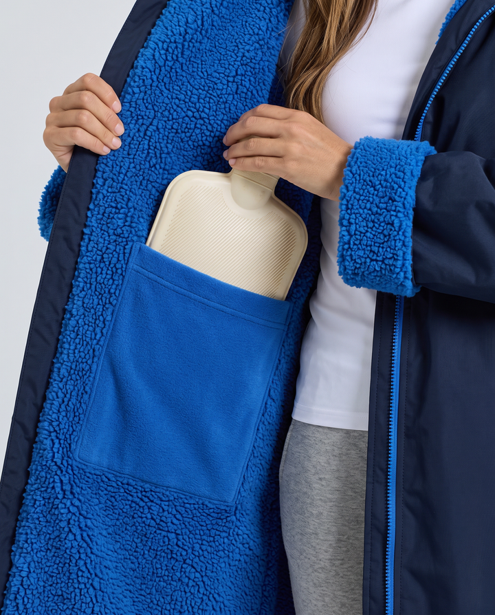 Waterproof Changing Robe | Navy/Blue