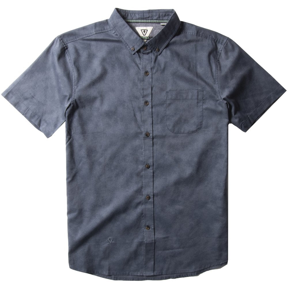 VIssla Center Line Eco Ss Shirt  / dark denim