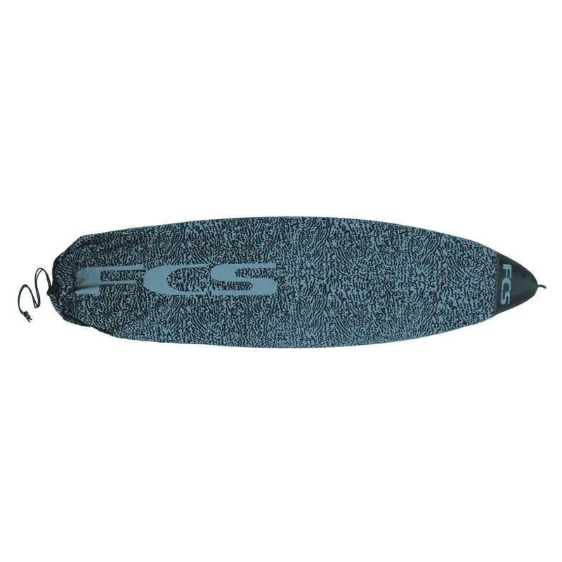 FCS Stretch Fun Board Cover - Tranquil Blue | Surfboard Socks | FCS