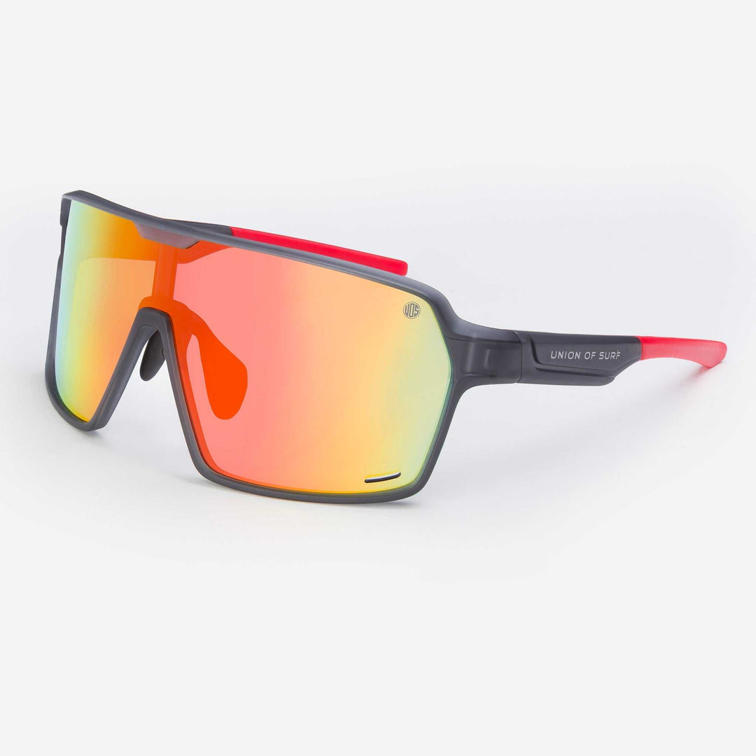 RESCUE | Wrap Around Eyewear For Sports | Red Mirror