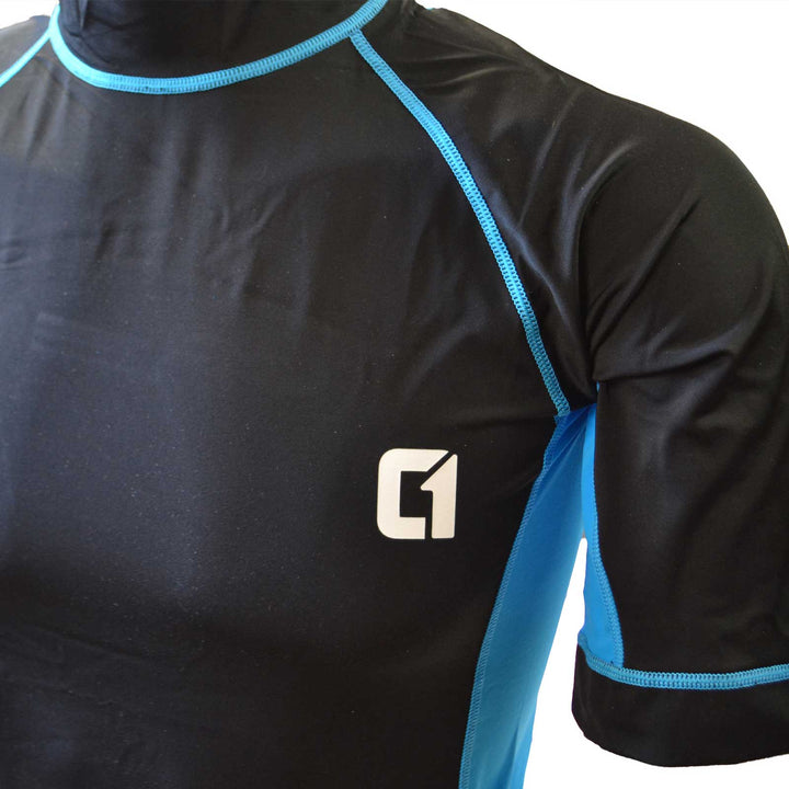 Mens Short Sleeve Rash Vest | Circle One