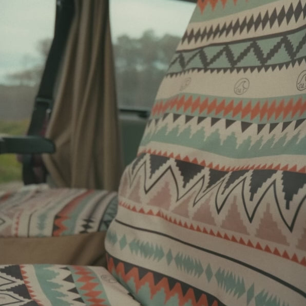 Cult Double Waterproof Seat Cover (VAN) - Aztec Brown
