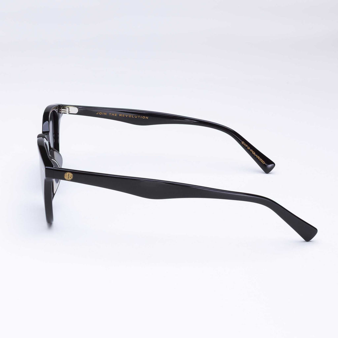 Reef Break- Bioacetate Polarised Sunglasses in All Black