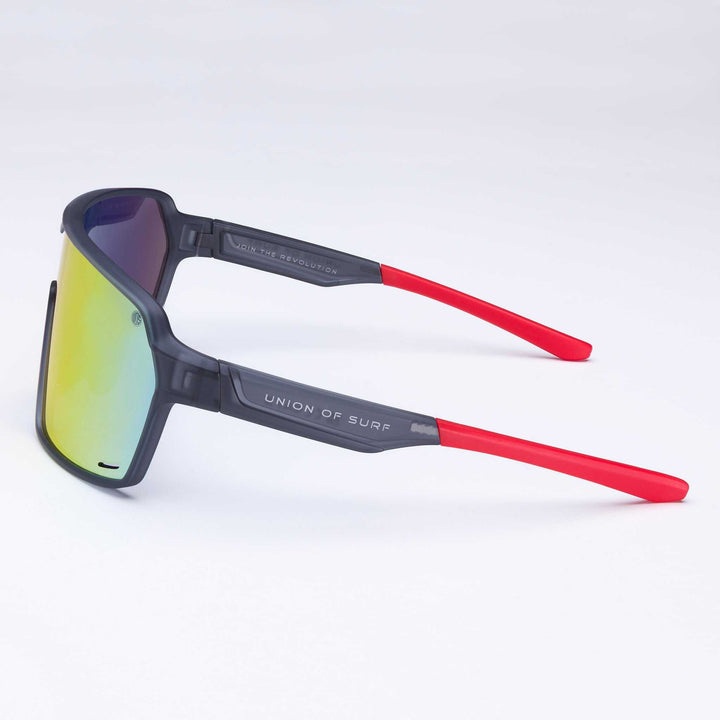 RESCUE | Wrap Around Eyewear For Sports | Red Mirror