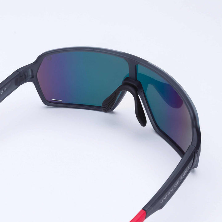 RESCUE | Wrap Around Eyewear For Sports | Red Mirror