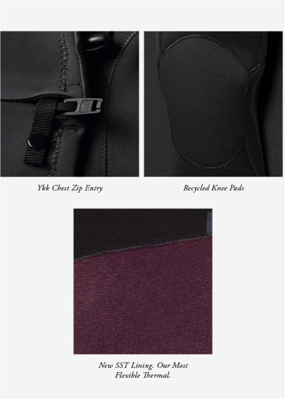 Vissla 7 Seas Comp 4-3 Chest Zip Full Suit