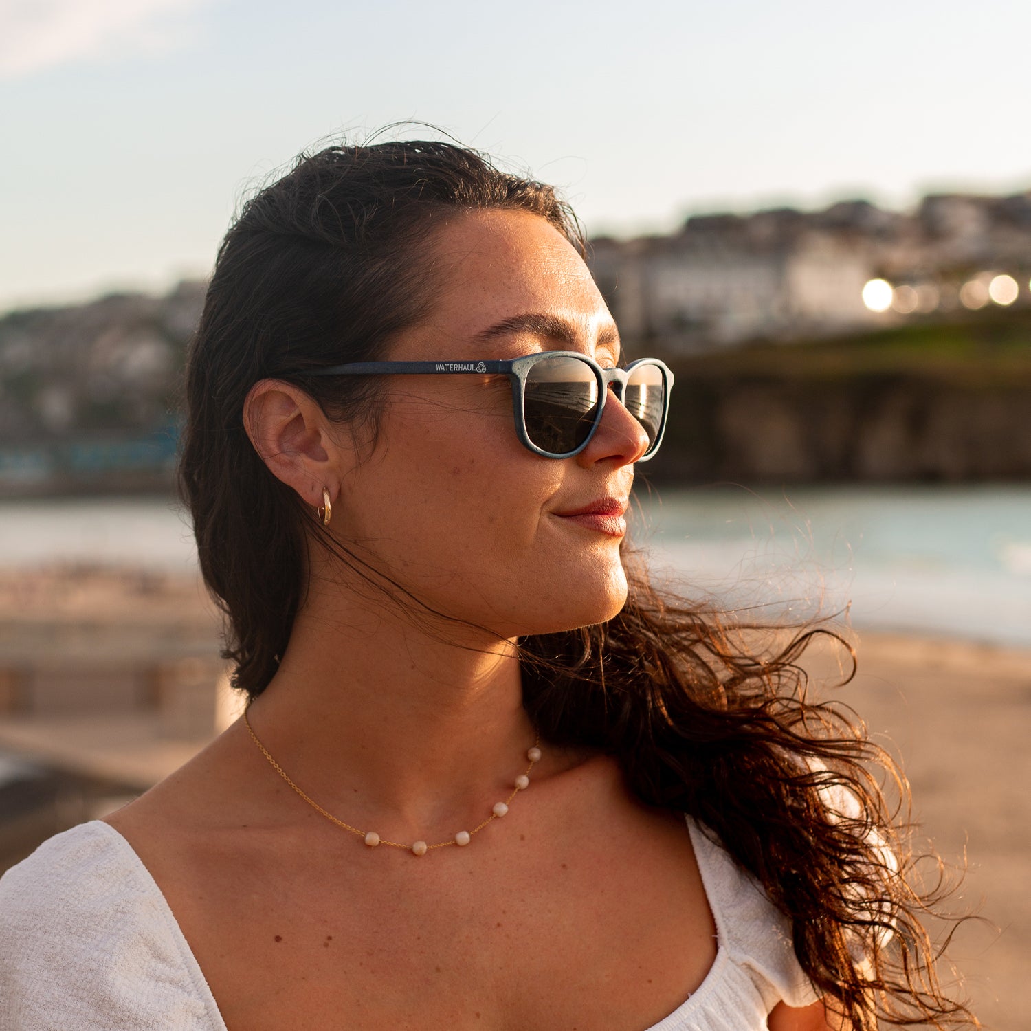 Waterhaul Kynance Polarised Sunglasses - Navy