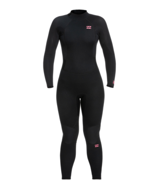 Billabong Womens 403 Launch Back Zip Full Wetsuit (Black) | Wetsuits | Billabong