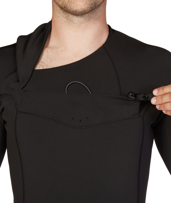 Billabong Mens 302 Absolute Chest Zip Full GBS Wetsuit (Black)