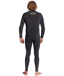 Billabong Mens 403 Absolute Chest Zip Full GBS Wetsuit (Black Fade)