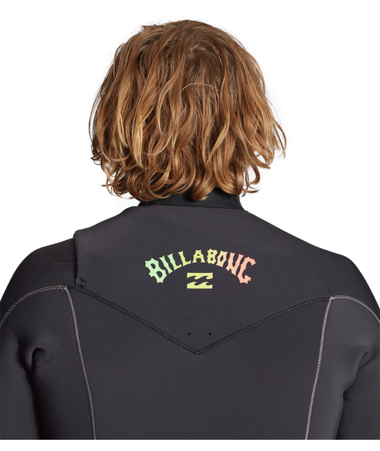 Billabong Mens 403 Absolute Chest Zip Full GBS Wetsuit (Black Fade)