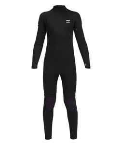 Billabong Mens 302 Intruder Back Zip Full Wetsuit (Black)