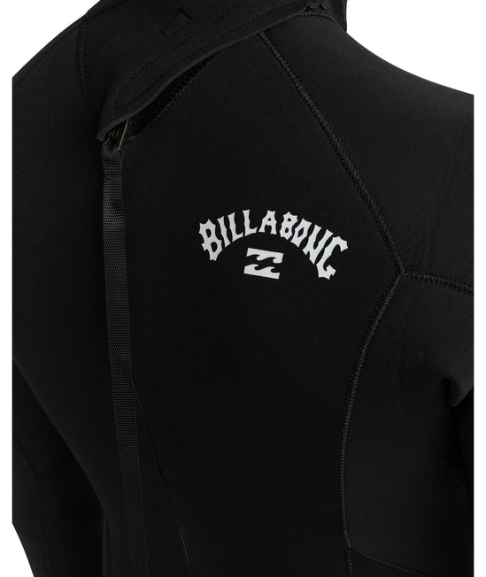 Billabong Mens 403 Intruder Back Zip Full Wetsuit (Black)