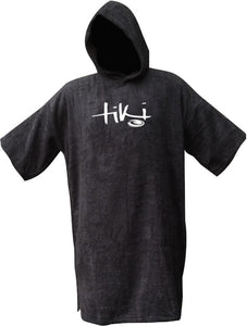 Tiki Adult Changing Robe Black