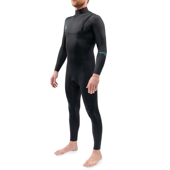 Dakine Mens Mission Zip Free Full Suit 4/3 (Black) (1)