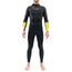 Dakine Mens RTA Back Zip Full Suit 5/3 (Black/Yellow)