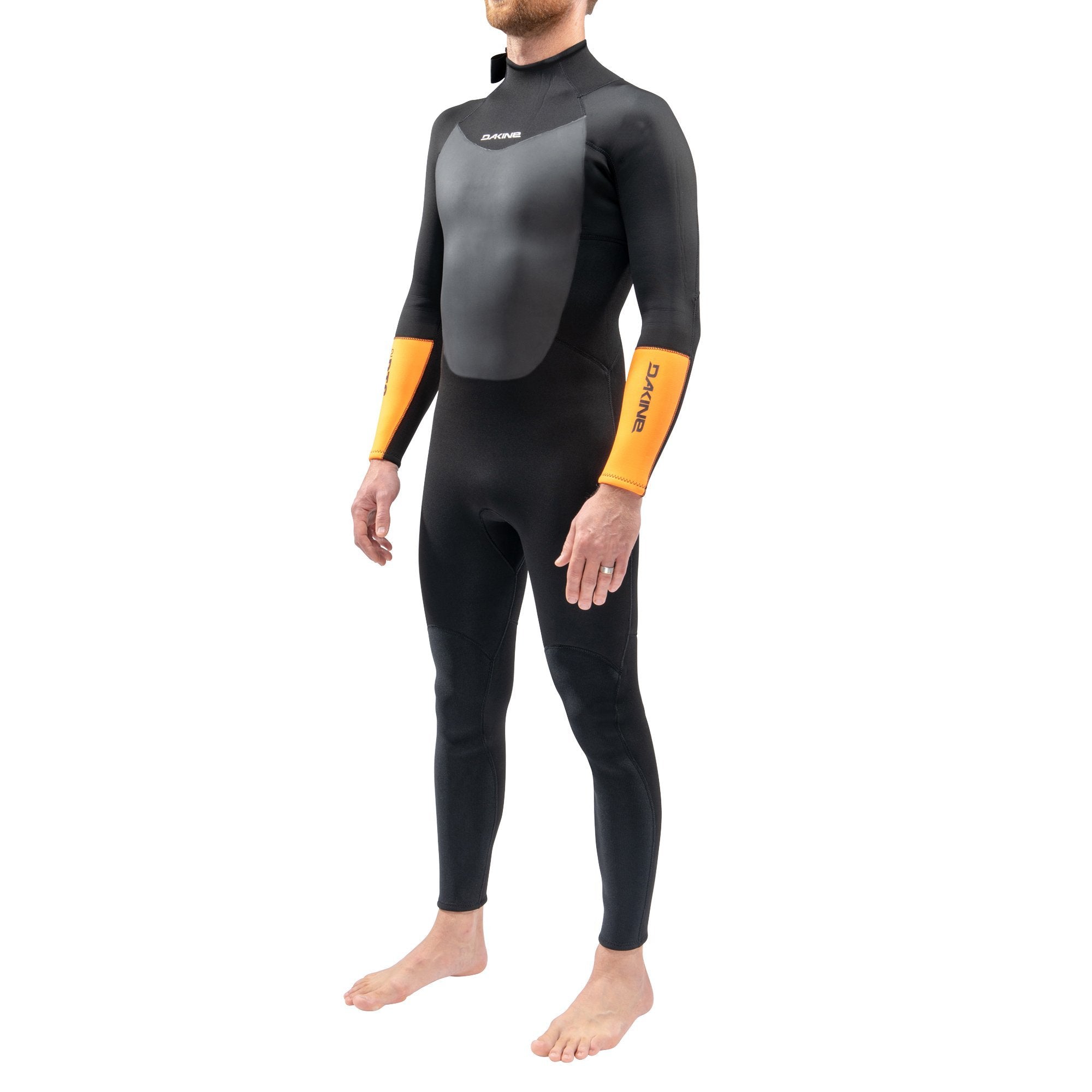 Dakine Mens RTS Back Zip Full Suit 3/2 (Black/Ora) | Wetsuits | Dakine