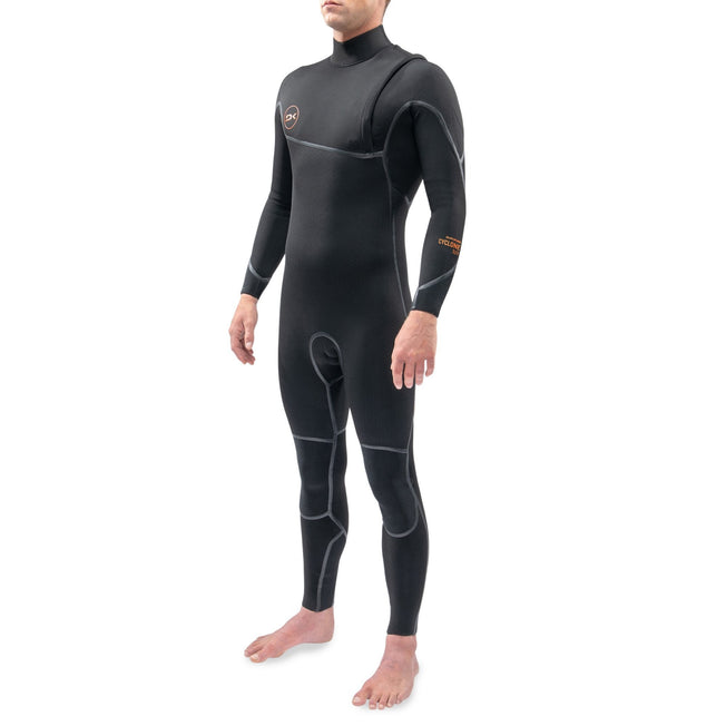 Dakine Mens Cyclone Zip Free Full Suit 4/3 (Black)