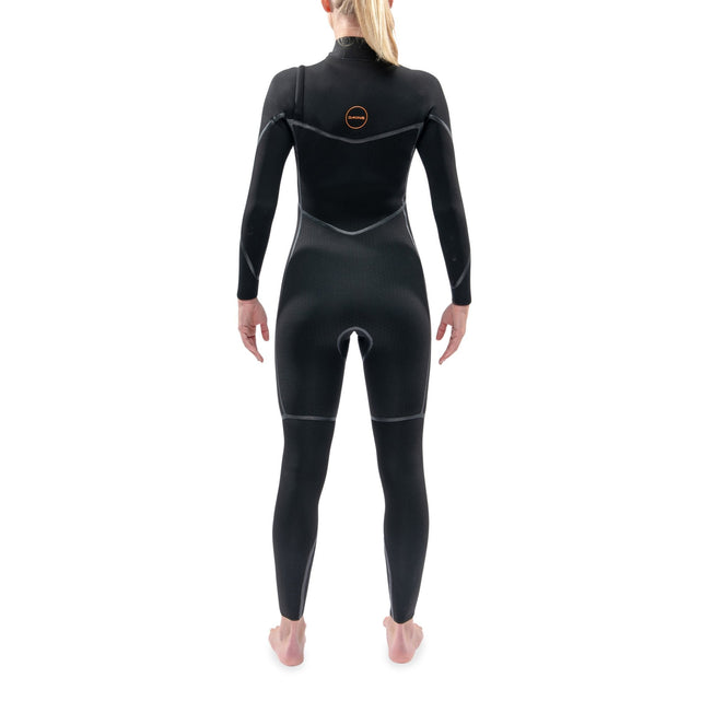 Dakine Womens Cyclone Zip Free Full Suit 4/3 (Black) (3)