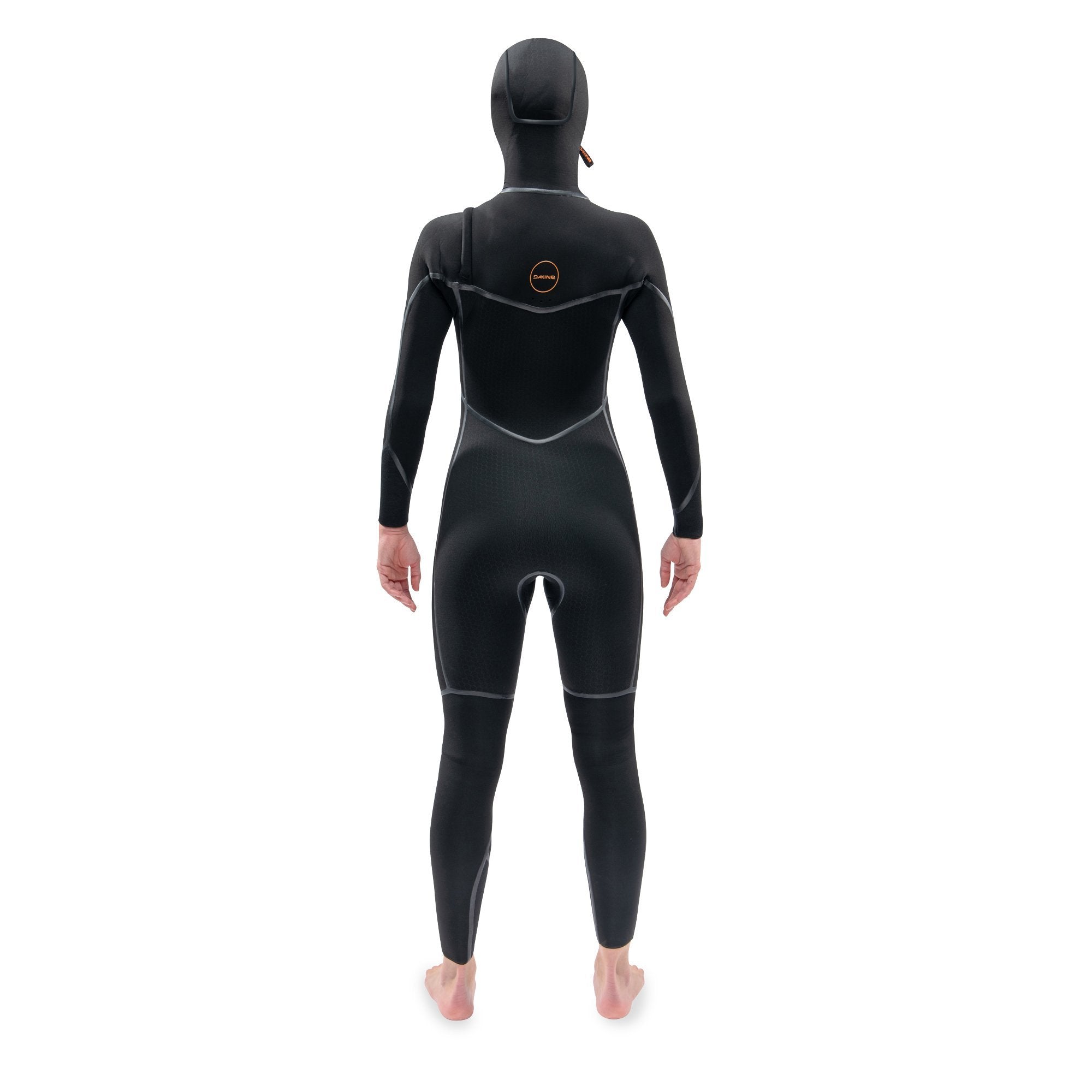 Dakine 2021 Womens Cyclone Zip Free Hooded 5/4 (Black) | Wetsuits | Dakine