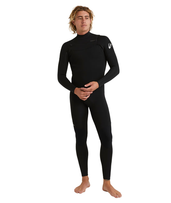 Quiksilver 3/2 Everyday Sessions Chest Zip Full Wetsuit - Black