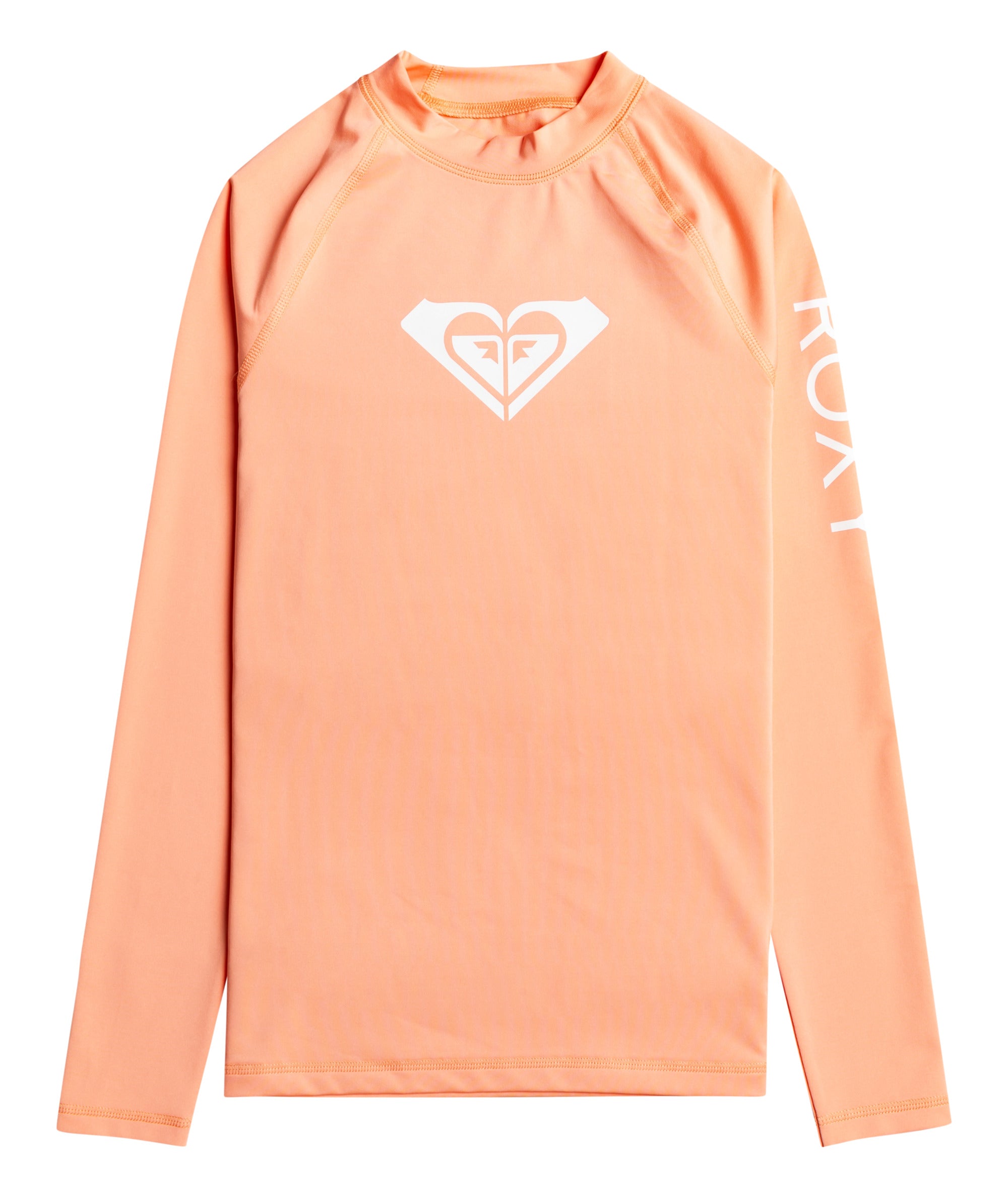 Roxy Whole Hearted LS Rash Vest - Papaya Punch | Rash Vests | Roxy