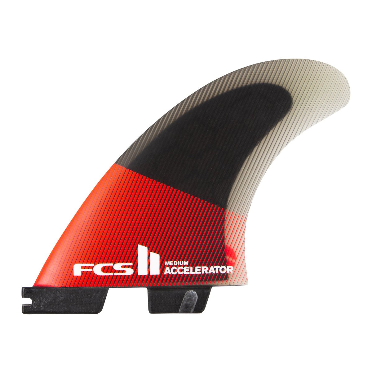 FCS II Accelerator PC Red / Black Tri Set | Fins | FCS