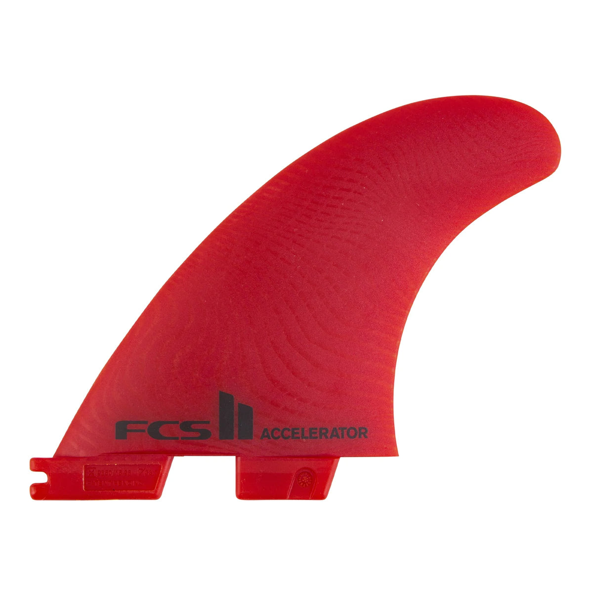 FCS II Accelerator Neo Glass Red Tri Set | Fins | FCS