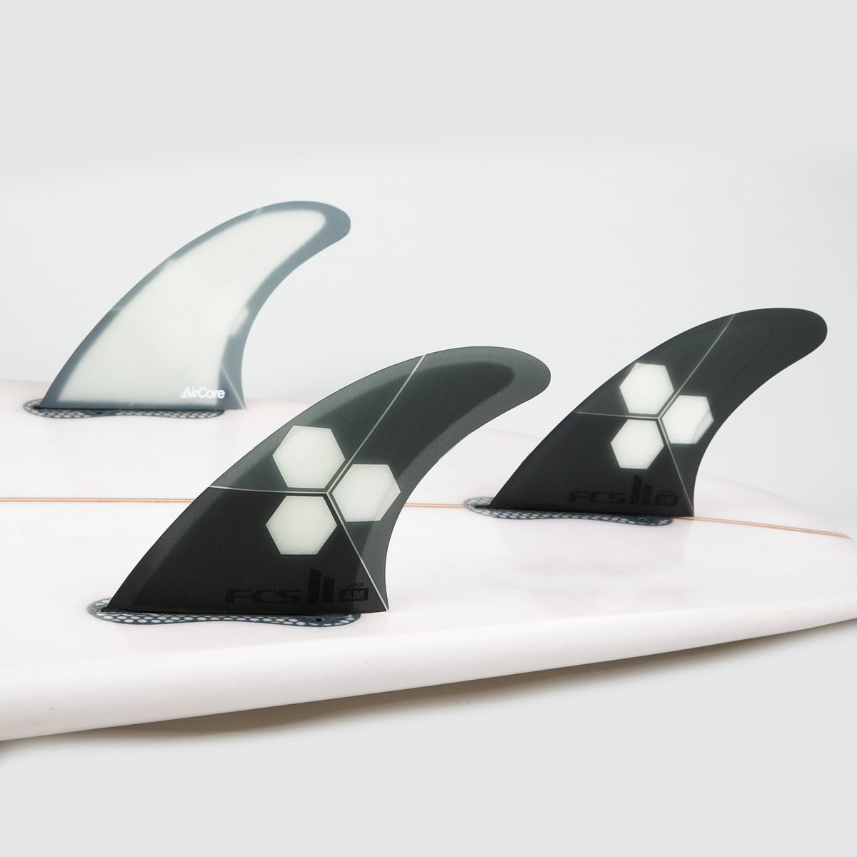 FCS II Al Merrick PC Aircore Grey Tri Fin Set - Medium | Fins | FCS