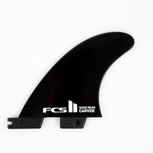 FCS II Carver Glass Flex Quad Fin Set Black - Medium