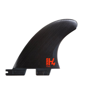 FCS II H4 Smoke Quad Rear Fins - Medium