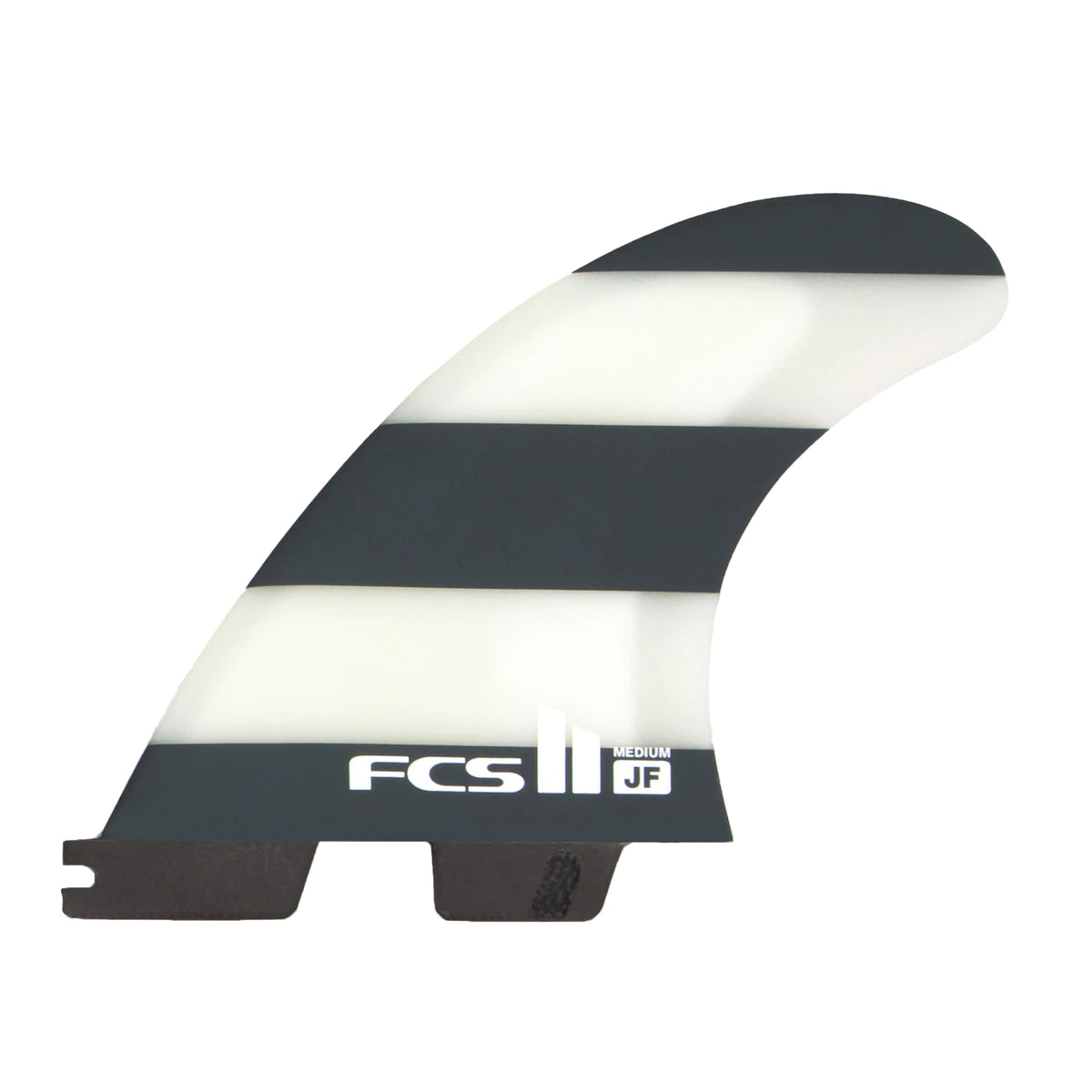 FCS II Jeremy Flores PC Black / White Tri Retail Fin Set - Large | Fins | FCS