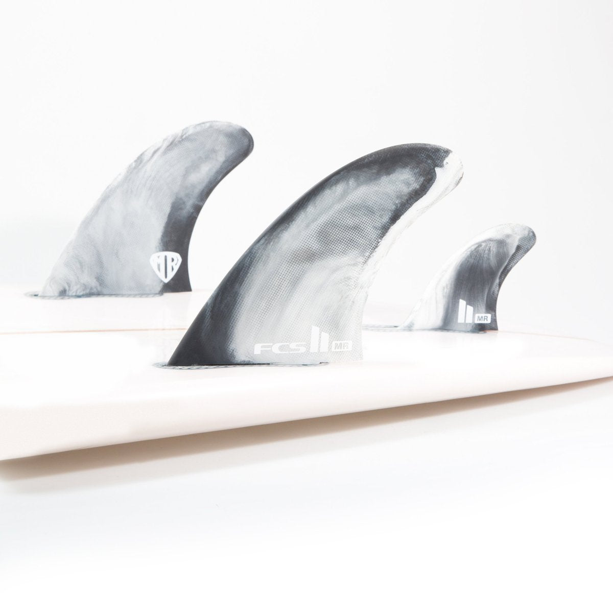 FCS II Mark Richards PC Black / White Swirl Tri Fin Set - Extra Large | Fins | FCS