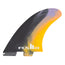 FCS II Mark Richards PC Black / Colour Swirl Tri Fin Set - Extra Large