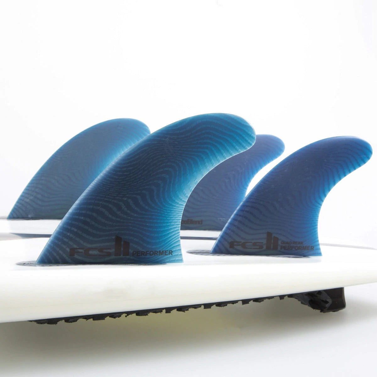 FCS II Performer Neo Glass Pacific Eco Quad Set - Medium | Fins | FCS