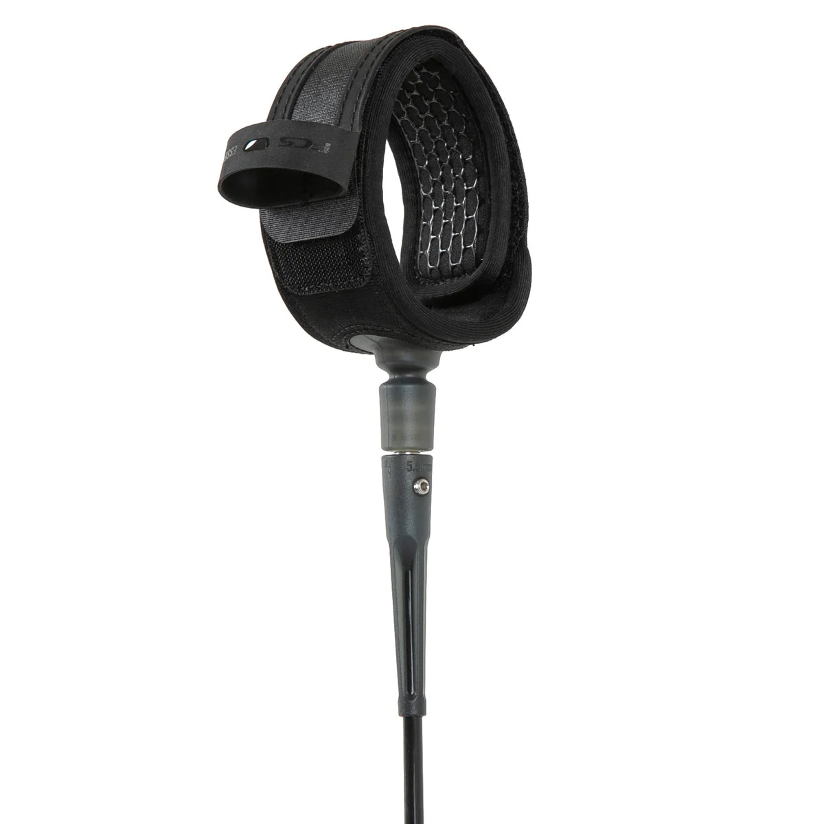 FCS Essential Longboard Calf Leash - Black | Leashes | FCS