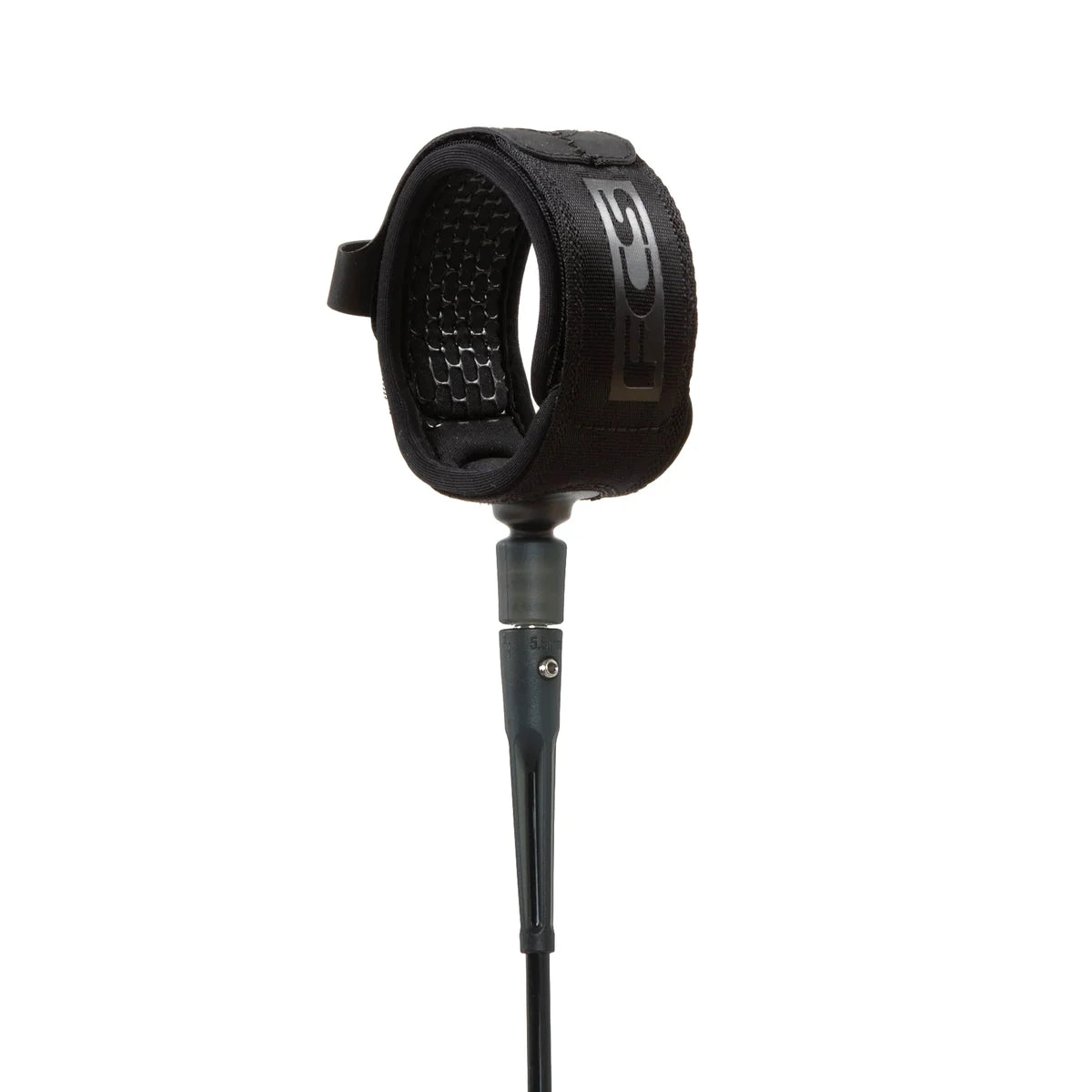 FCS Essential Longboard Calf Leash - Black | Leashes | FCS