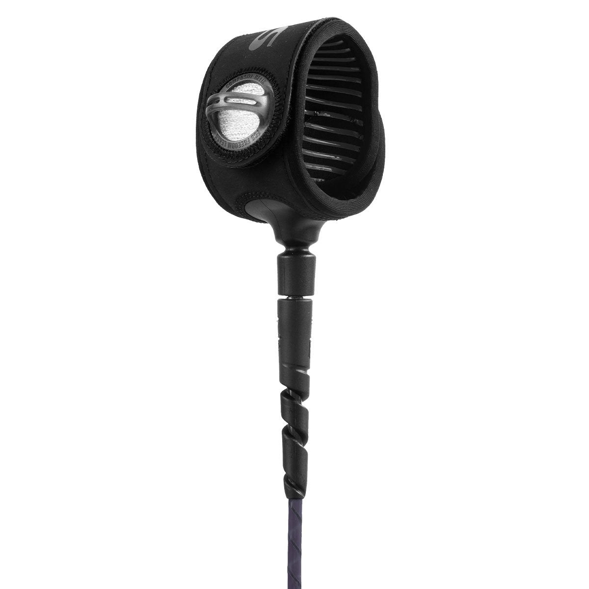FCS Freedom Helix All Round Leash - Smoke/White | Leashes | FCS