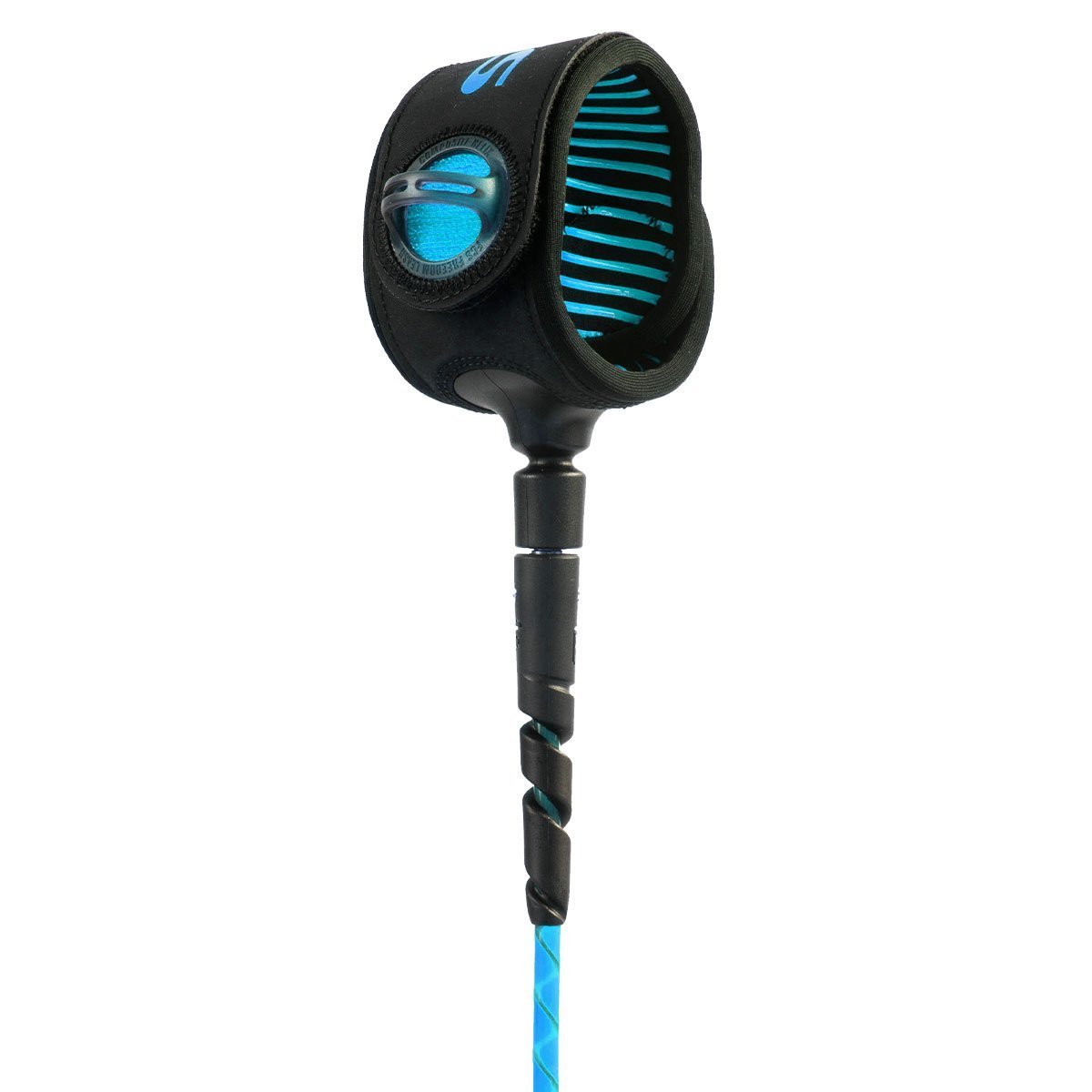 FCS Freedom Helix All Round Leash - Blue/Black | Leashes | FCS