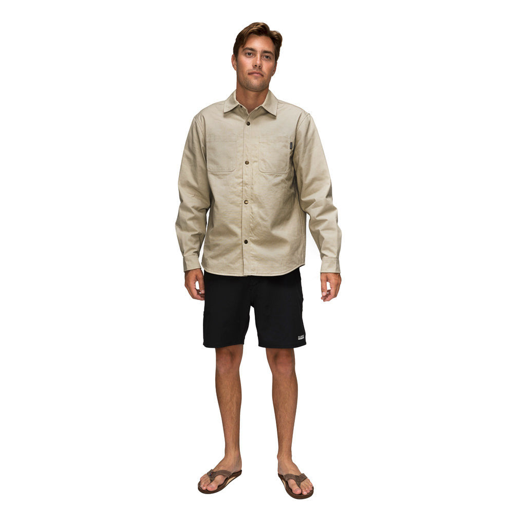 Florence Windstop Overshirt - Sand | Shirts | Florence